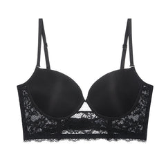 Soutien-gorge dos nu sans coutures avec bretelles amovibles réglables et dentelle en 3 couleurs