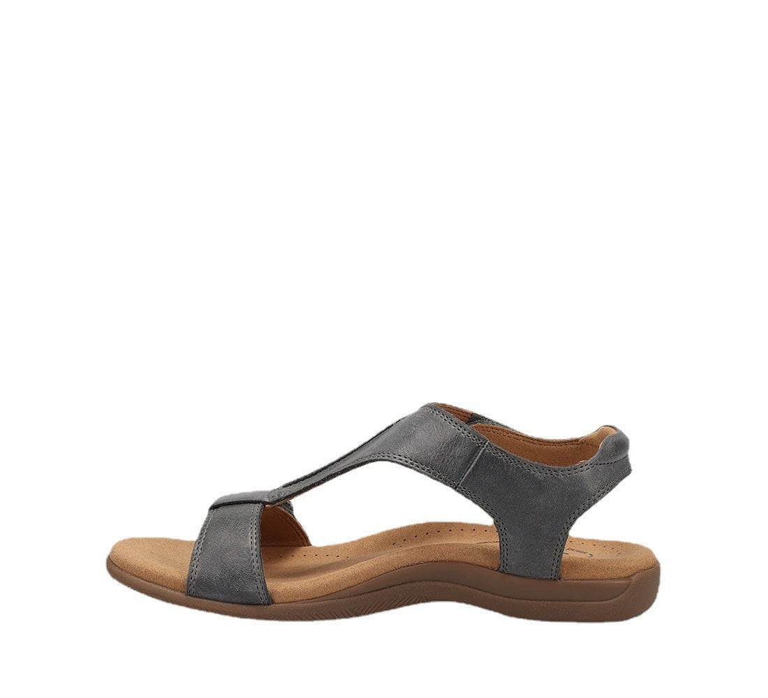 Roman Sandals with Velcro Strap and Arch Support