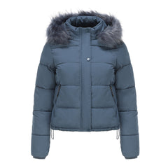 Bubble Jacket with Detachable Hood and Pockets