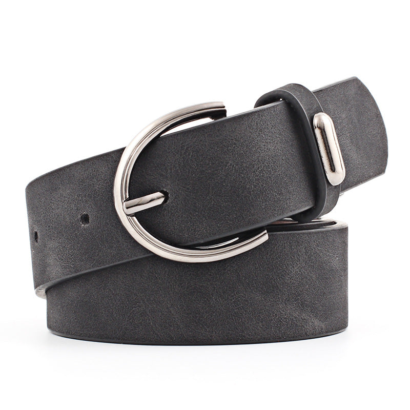 Ceinture à boucle en 6 couleurs