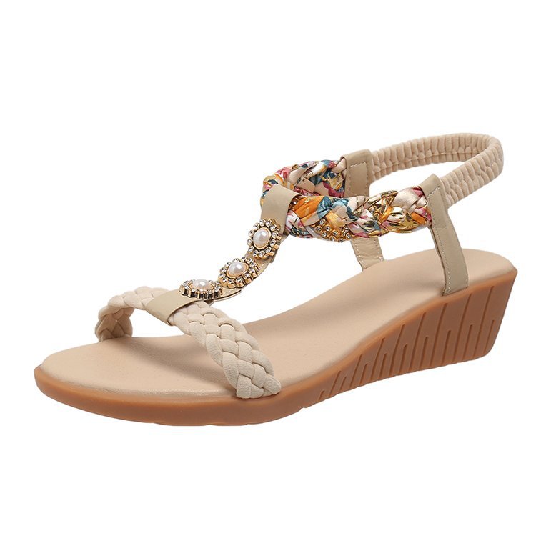 Boho Sandals with Woven Straps in 4 Colors