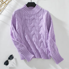 Long Sleeve Mock Neck Sweater