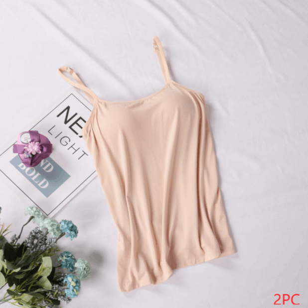 Haut caraco en modal à bretelles réglables, 8 couleurs, S-XXL