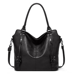 Double Zipper Large Capacity Shoulder Crossbody Bag in 5 Colors