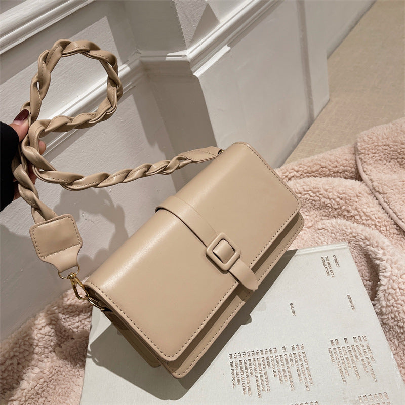 Shoulder Bag with Braided Strap