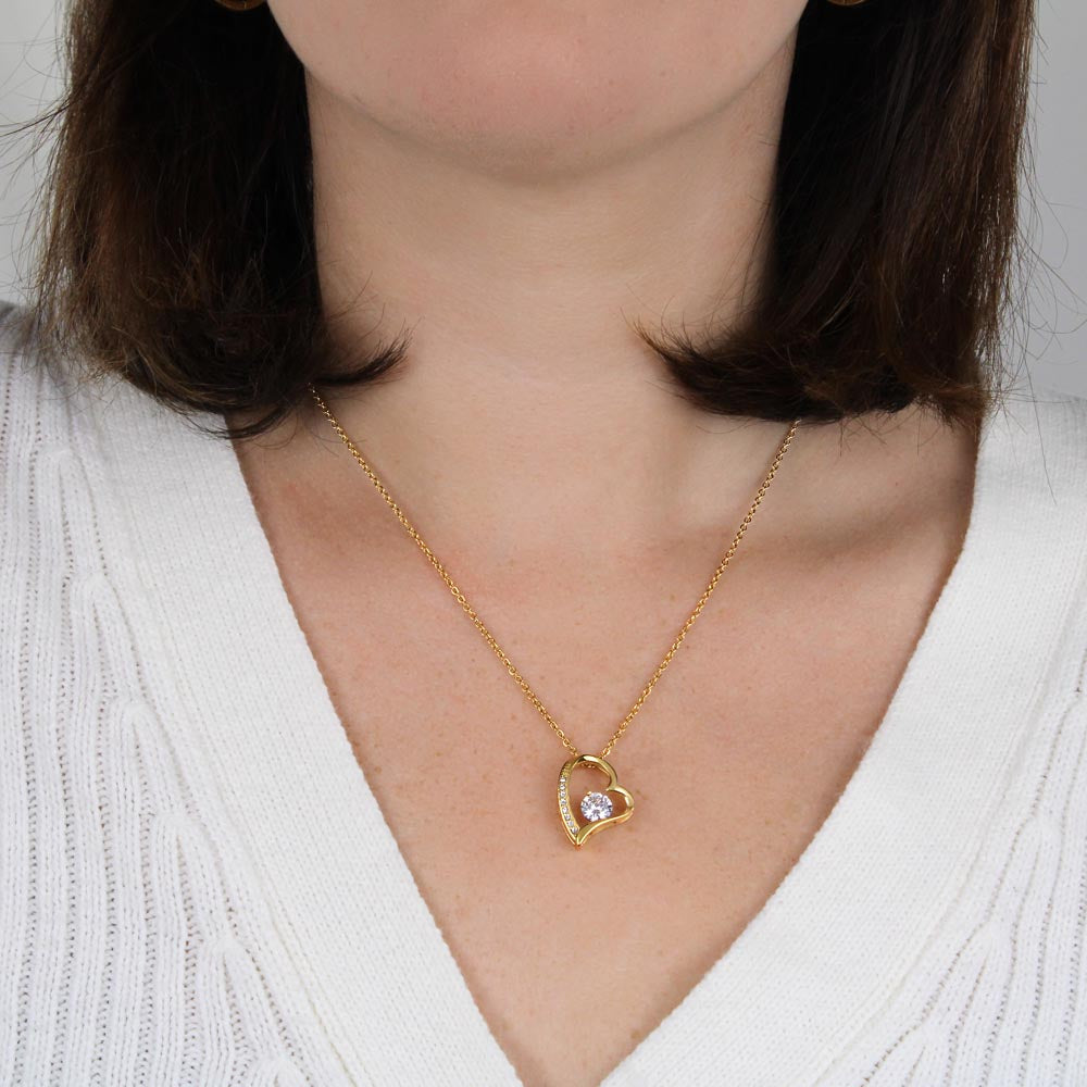 Soulmate Forever Halskette in Weiß- oder Gelbgold-Finish