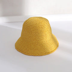 Straw Bucket Hat in 9 Colors