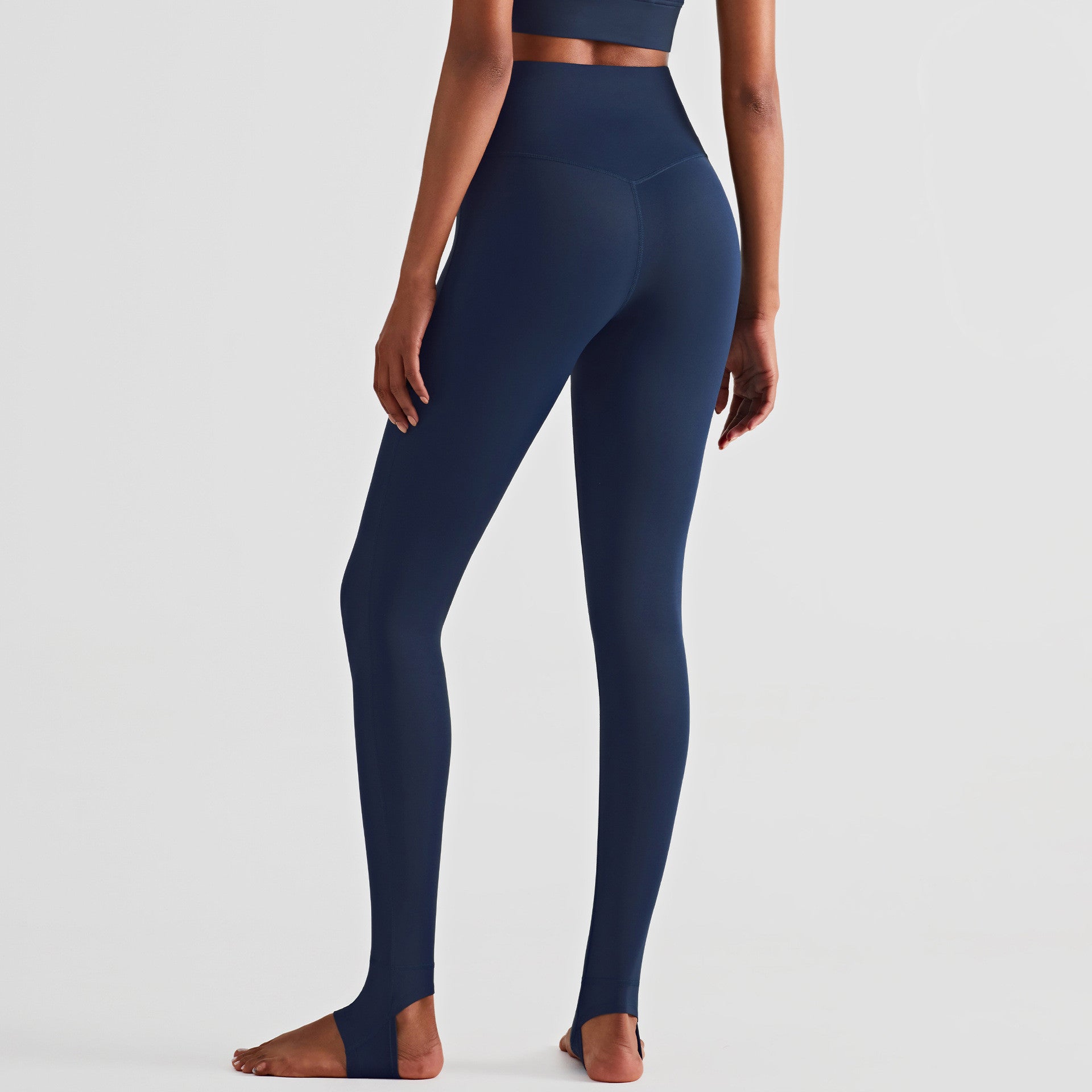 High Waist Workout Leggings with Foot Strap