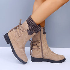 Suede Snow Boots with Side Zipper in 6 Colors