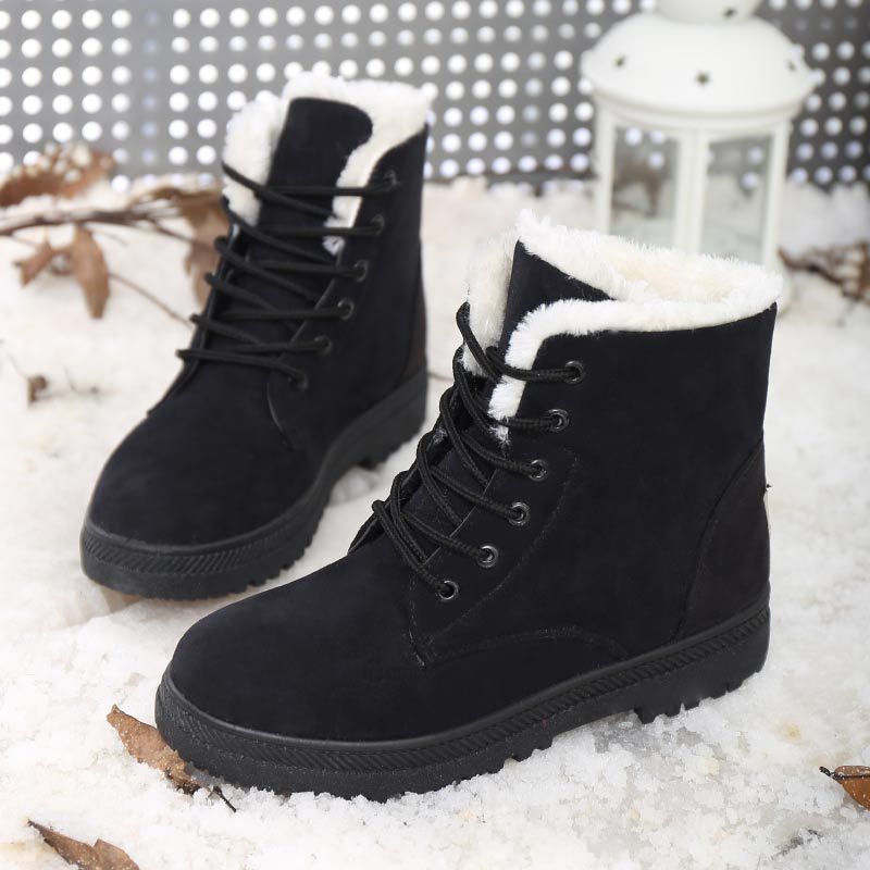 Plush Ankle Snow Boots in 5 Colors