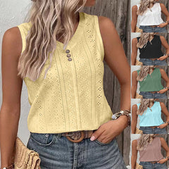 V-Neck Tank Top in 7 Colors S-3XL