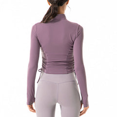Yogajacke mit verstellbarer Taille