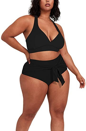 High Waist Bikini in 4 Colors S-4XL