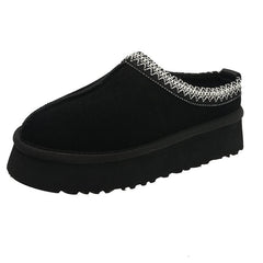 Plush Platform Slippers