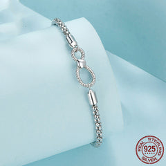 Sterling Silver Infinite Loop Bracelet