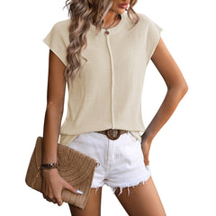 Knit Short Sleeve Top