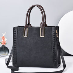 Elegant Flower Embossed Shoulder Bag