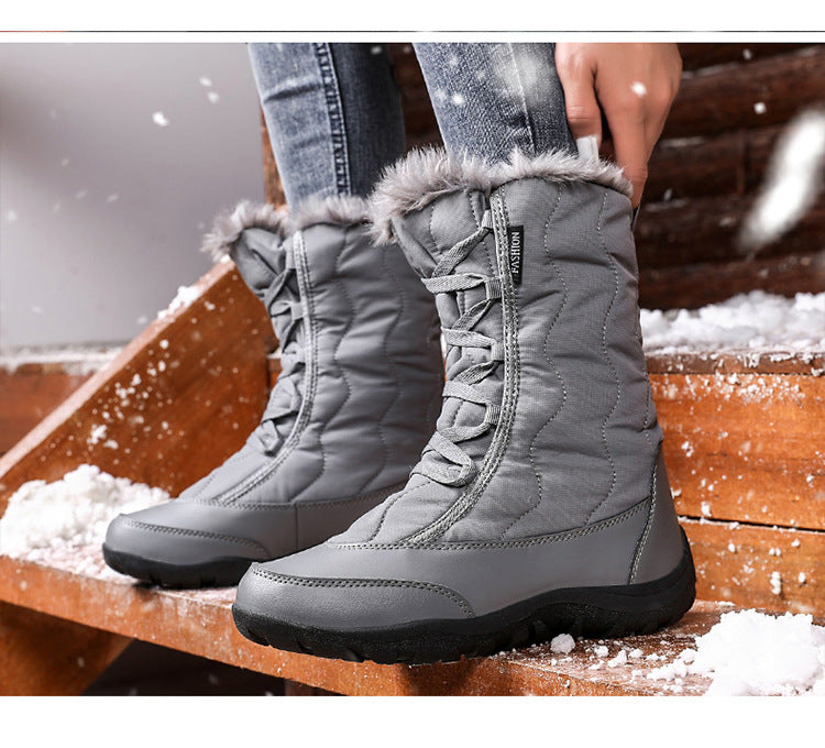 Plush Mid-Calf Snow Boots in 5 Colors