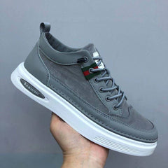 Men's Solid Color Canvas Sneakers