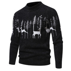 Men's Round Neck Pullover Christmas Sweater
