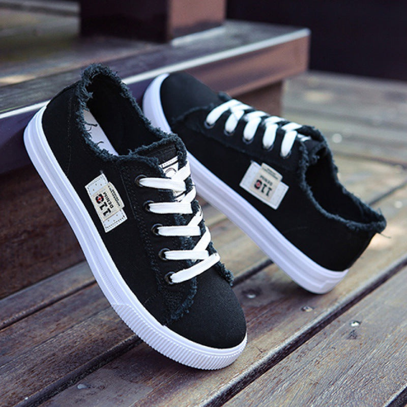Slip-On Solid Color Canvas Sneakers