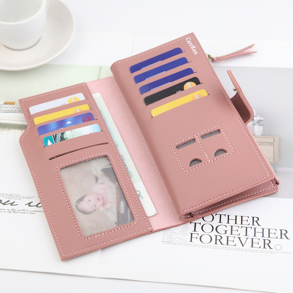 Wallet with Zipper in 6 Colors