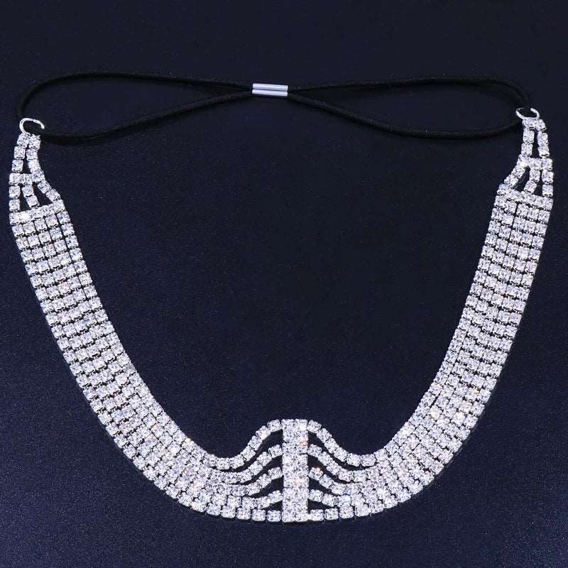 Multi-Layered Rhinestone Hair Band