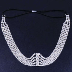Multi-Layered Rhinestone Hair Band