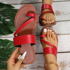 Flat Thong Beach Sandals in 6 Colors