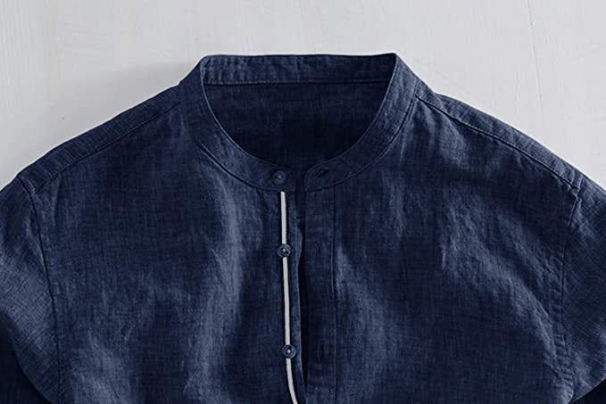 Men's Casual Long Sleeve Button Shirt in 5 Colors S-2XL
