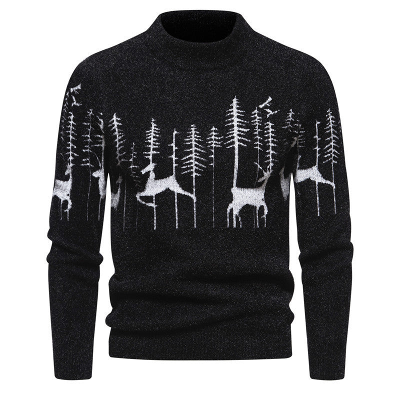 Men's Round Neck Pullover Christmas Sweater