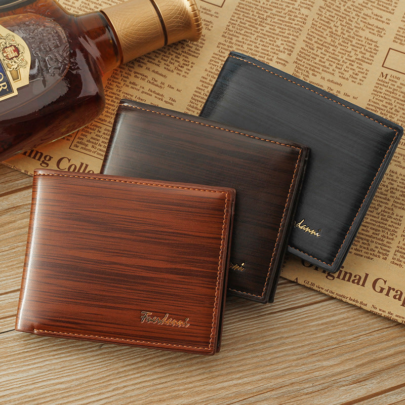 Men's PU Leather Wallet in 3 Colors