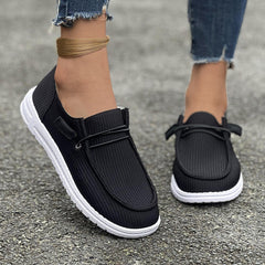 Flat Bottom Slip On Casual Boat Shoes