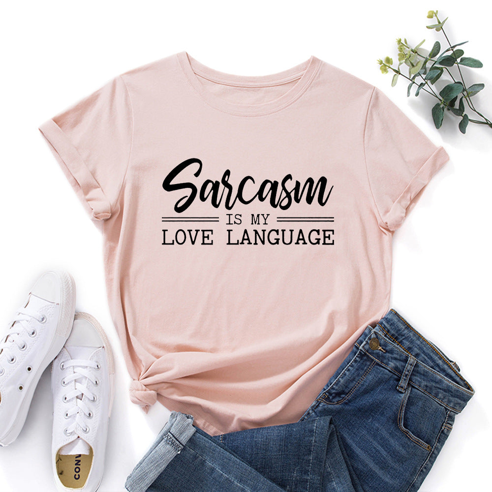Sarcasm Is My Love Language Short Sleeve Shirt