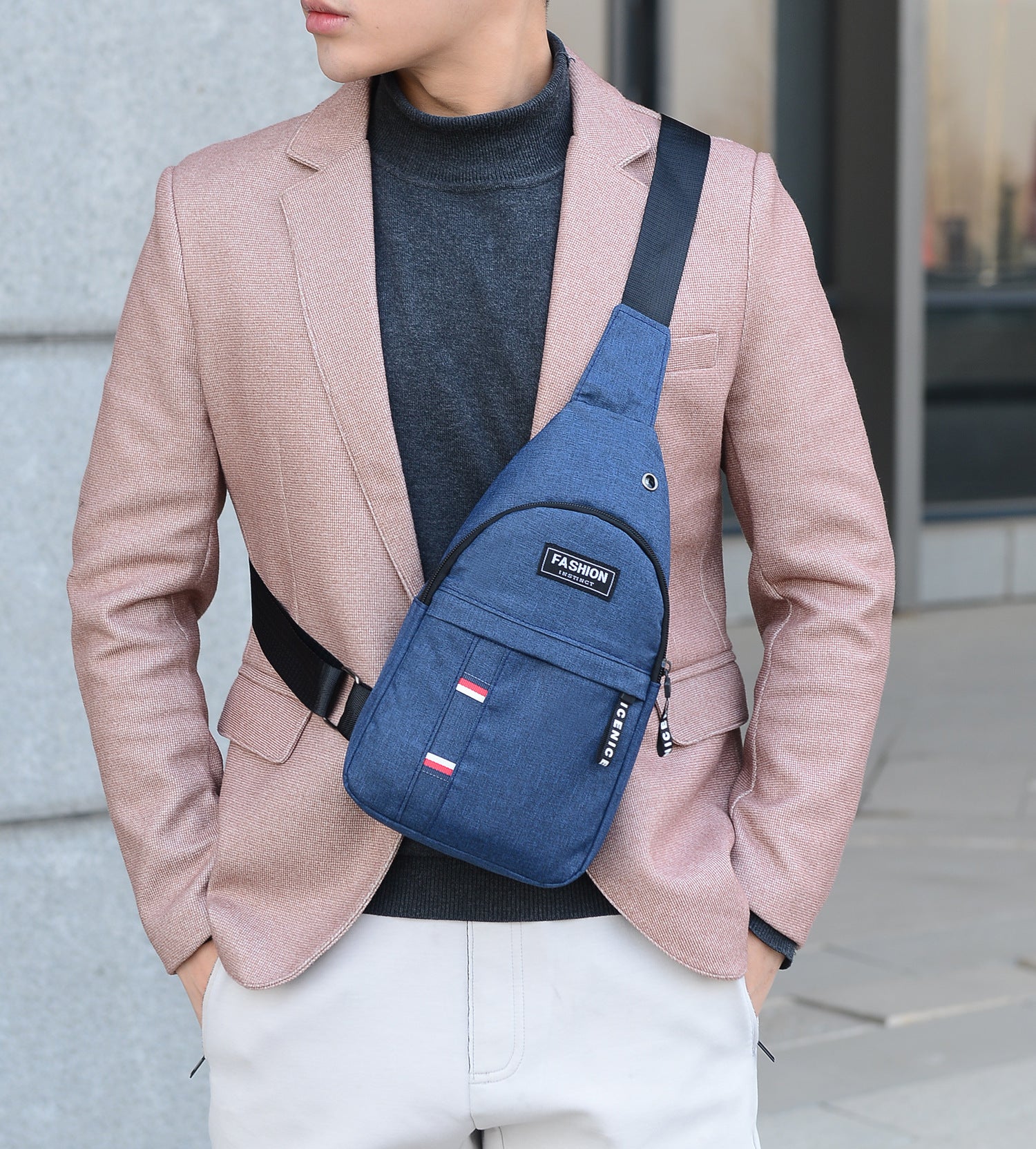 Men's Oxford Shoulder Messenger Bag in 3 Colors