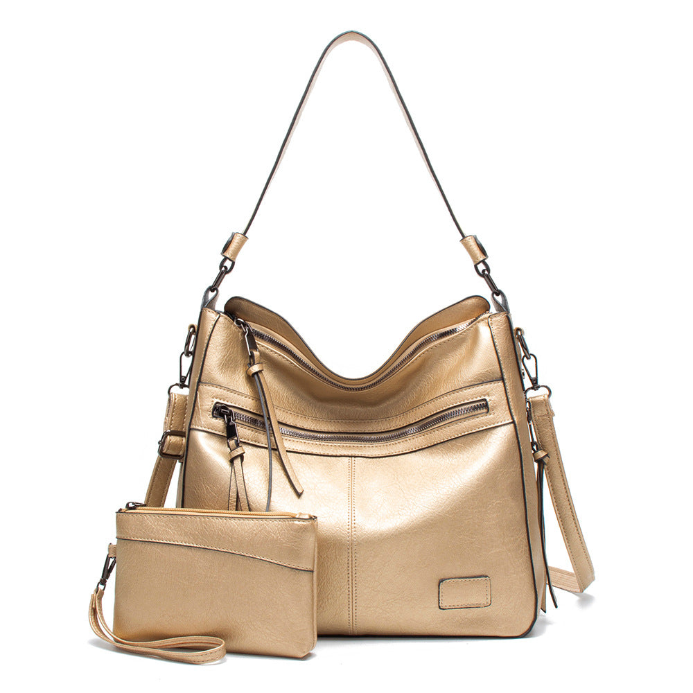 Shoulder Bag with Matching Wristlet
