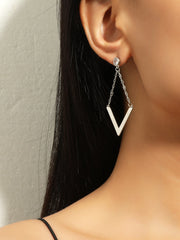 Boucles d'oreilles longues et élégantes en 4 couleurs