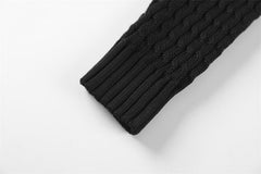Men's Knit Long Sleeve Colorblock Sweater S-XXL