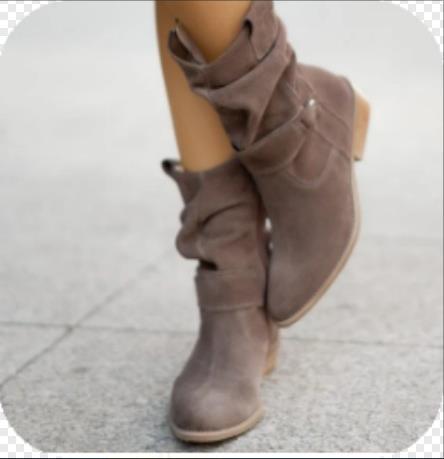 Low Heel Suede Short Boots in 5 Colors