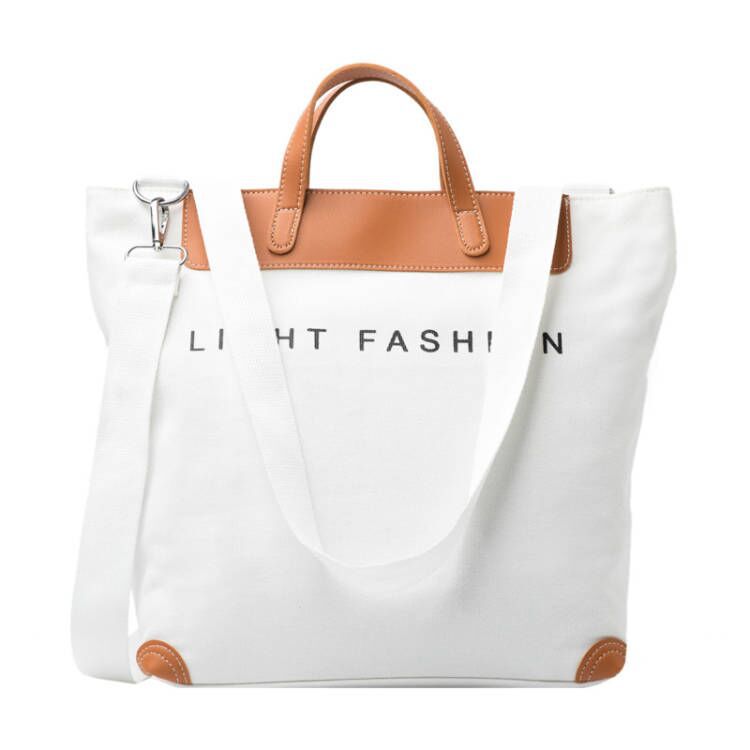 Canvas Large Capacity Shoulder Crossbody Bag in 5 Colors