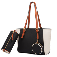 Ensemble de trois sacs à bandoulière colorblock