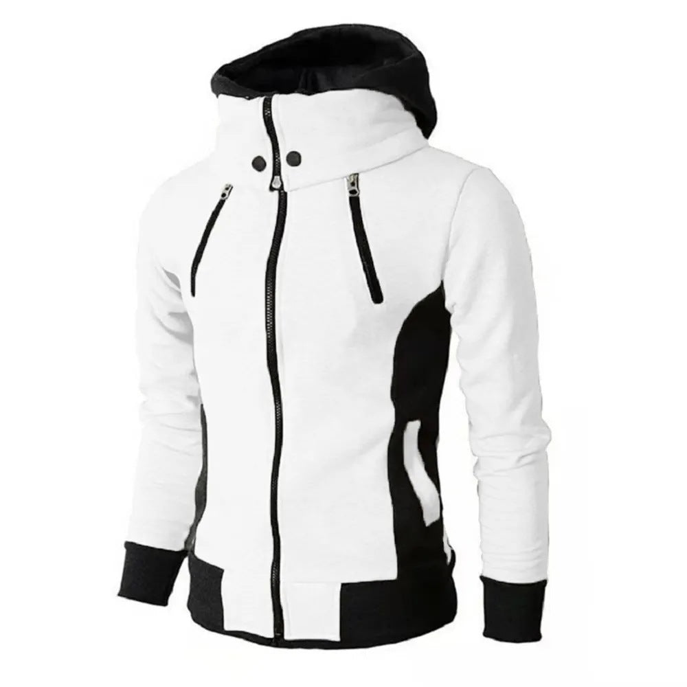 Herren-Sweatshirtjacke mit Reißverschluss und Kapuze in 4 Farben S-XXXL 