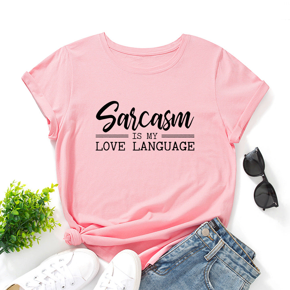 Sarcasm Is My Love Language Short Sleeve Shirt