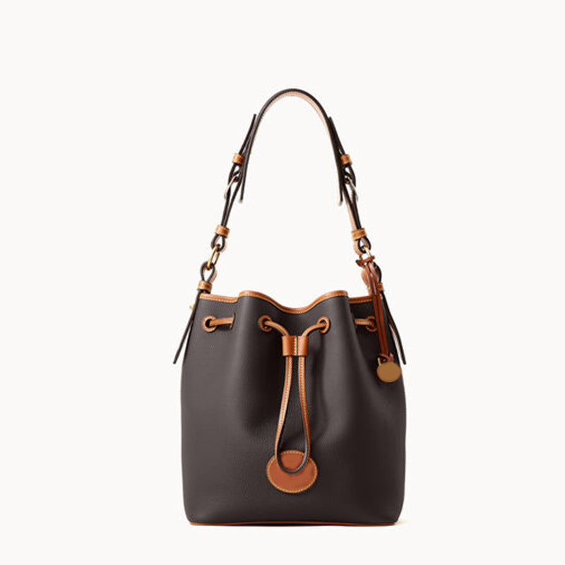 Large Capacity Bucket Bag with Drawstring in 6 Colors