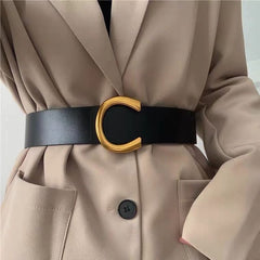 Ceinture avec boucle en 2 couleurs 