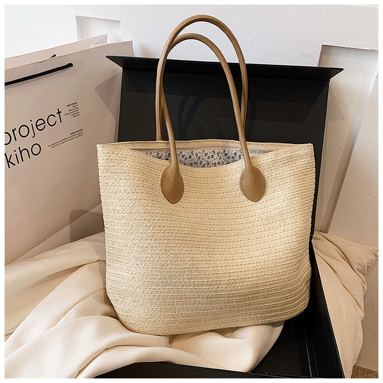 Woven Beach Bag Tote in 4 Colors