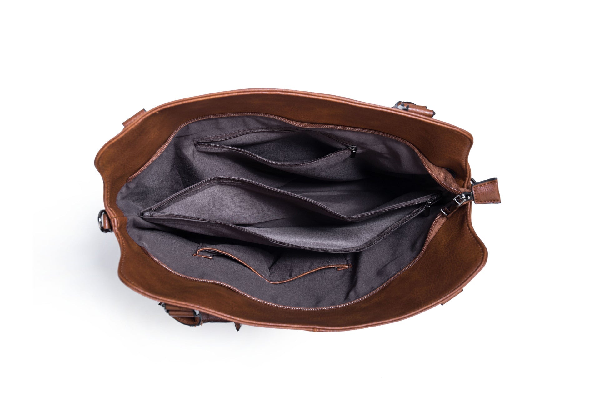 Double Zipper Large Capacity Shoulder Crossbody Bag in 5 Colors