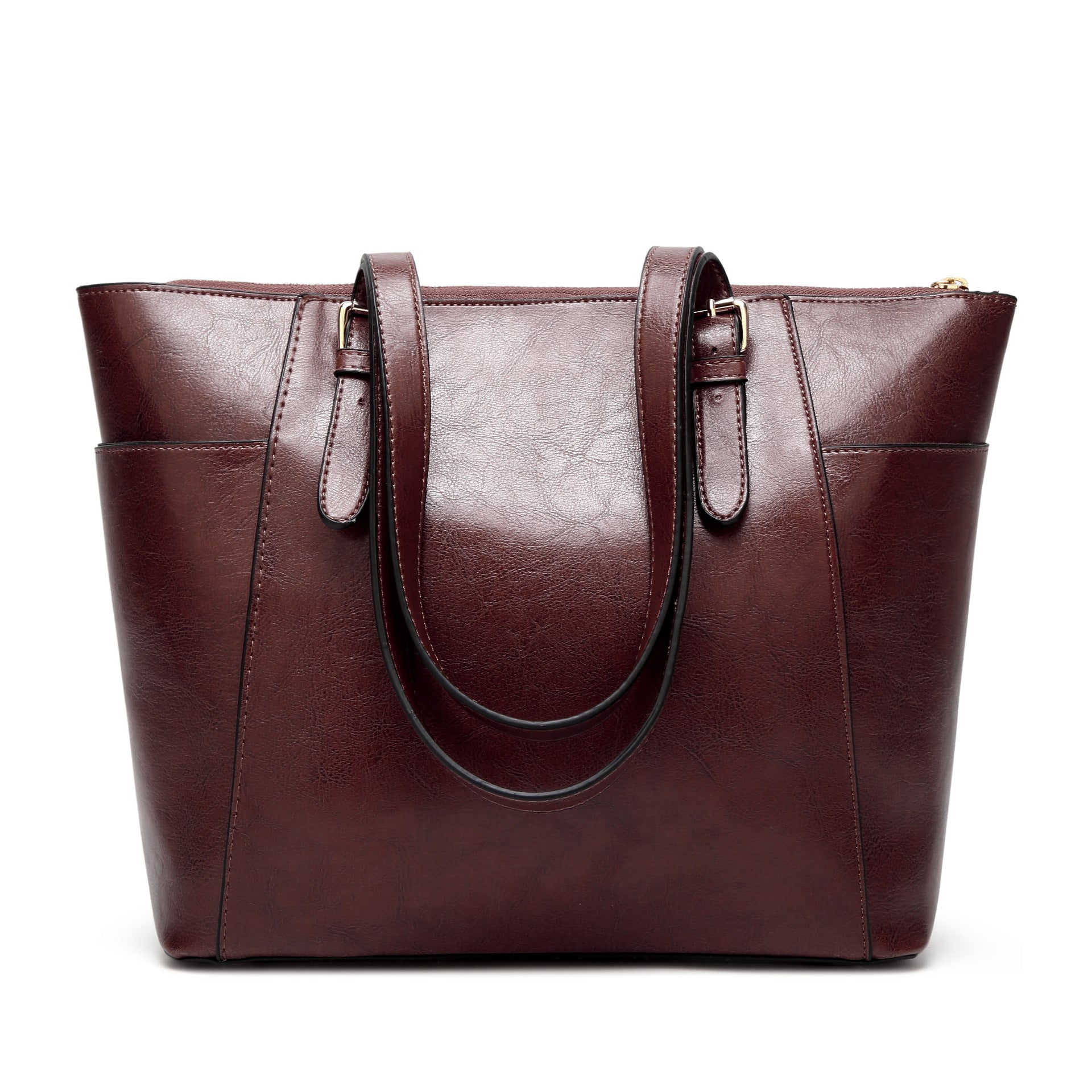 Oil Wax Large Capacity Shoulder Bag