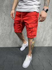Men's Multi-Pocket Cargo Shorts in 4 Colors M-3XL