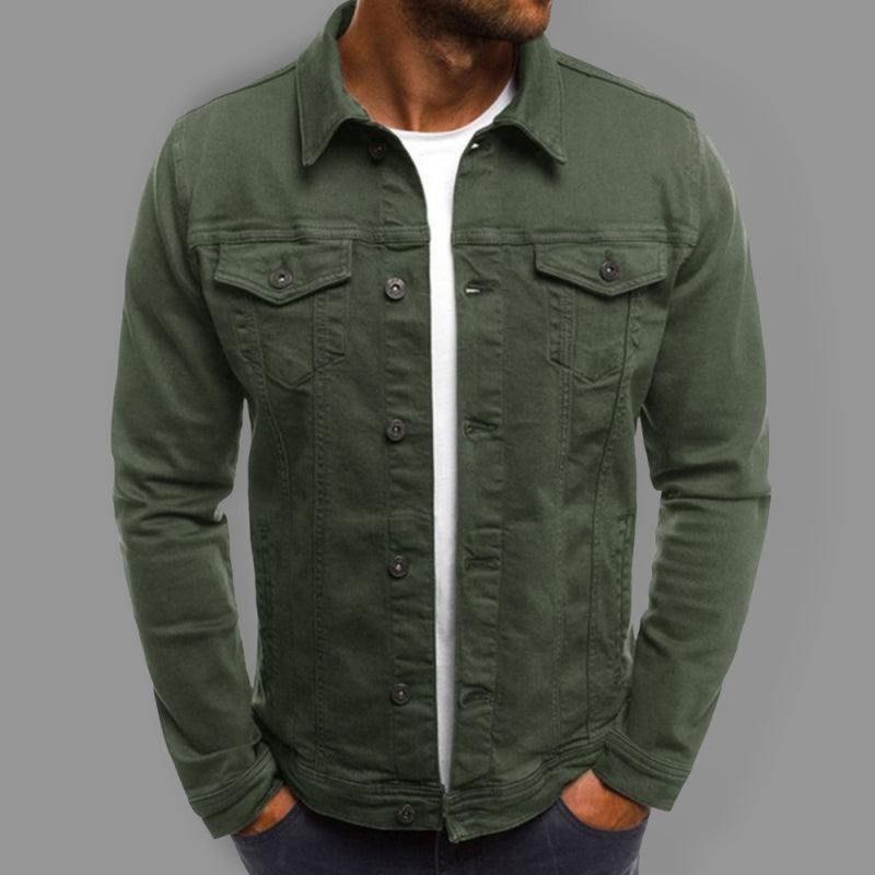 Men's Multi Pocket Denim Jacket in 6 Colors M-3XL
